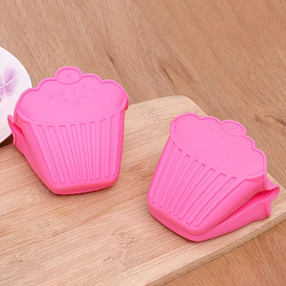 Soft Oven Gloves Hand Clamps Non-slip 1 Pair Kitchen Tool Silicone Anti-scalding Pot Kitchen Tool