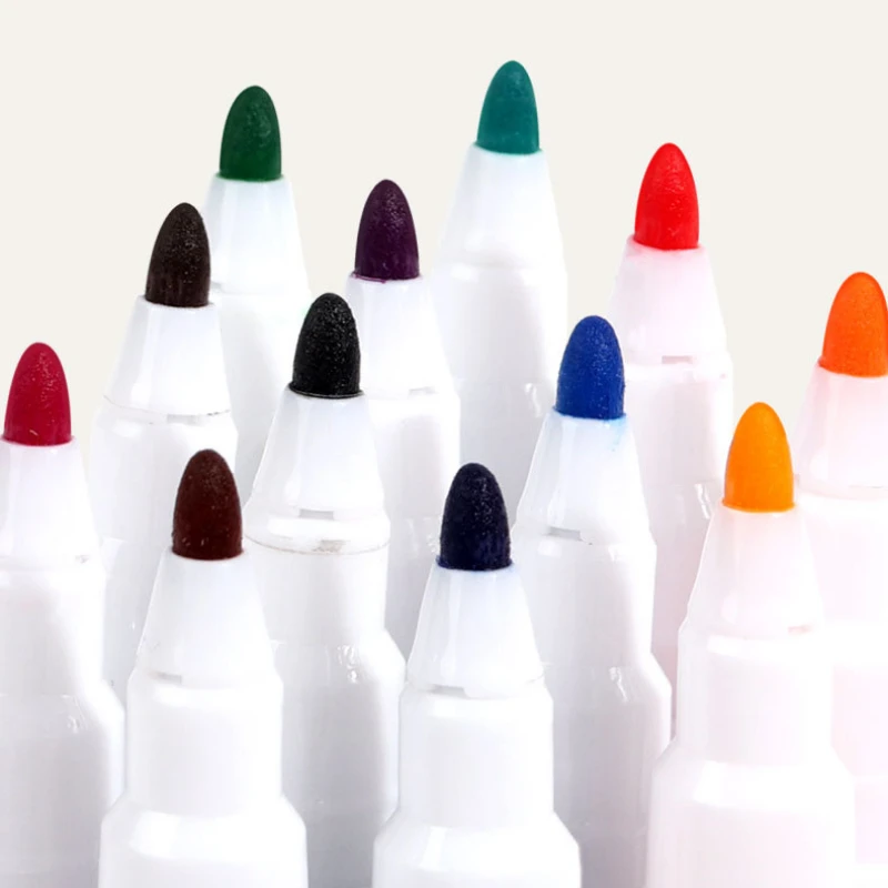 8/12 Colors Magnetic Dry Erase Markers Whiteboard Marker Pen with Whiteboard eraser Office School Stationery Colored Pens