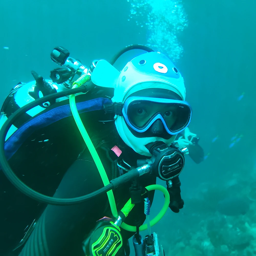 スキューバダイビングフードマスクシュノーケル3ミリメートル