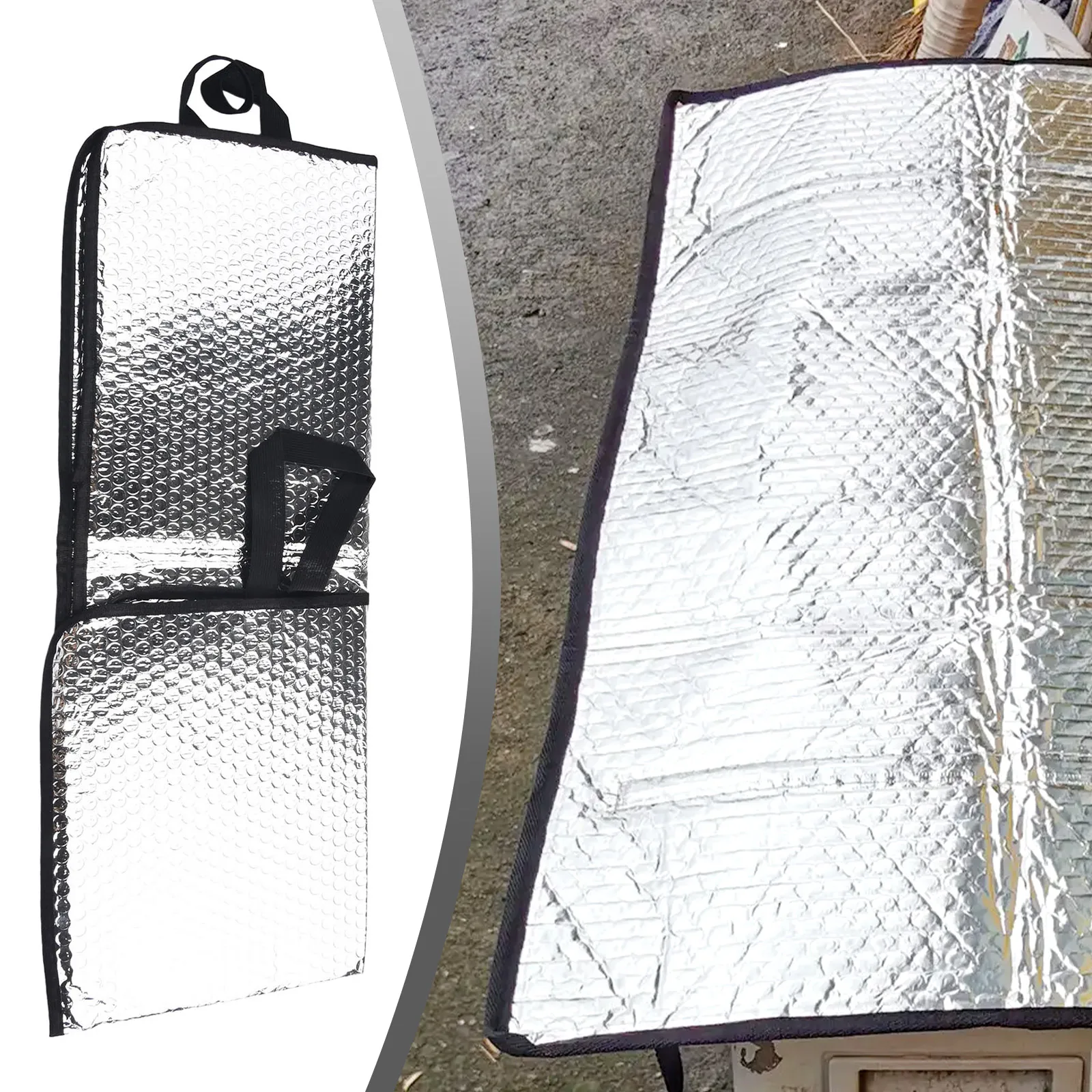 

Protectors Air Conditioning External Unit Shield Air Conditioner Protective Cover Cooling Sunscreen Cover Dustproof 46x95cm