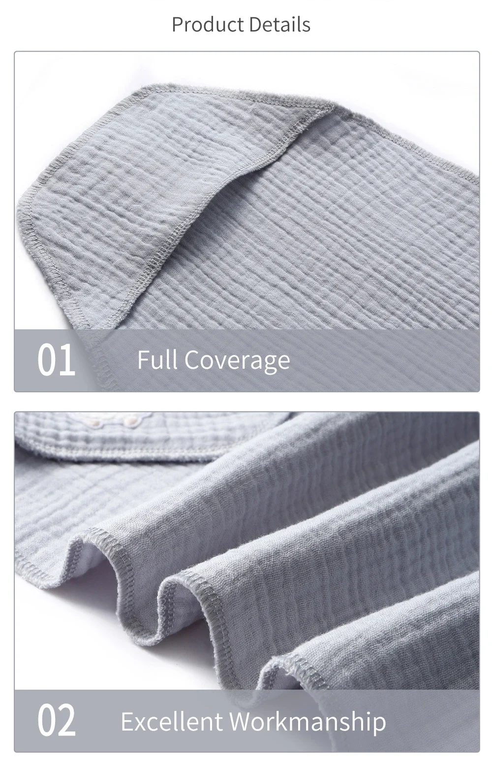 4 Layers Baby Sweat Towel Gauze Wipe Sweat Back Cotton Baby Stuff Kids Security Perspiration Absorption Infant Wash Cloth