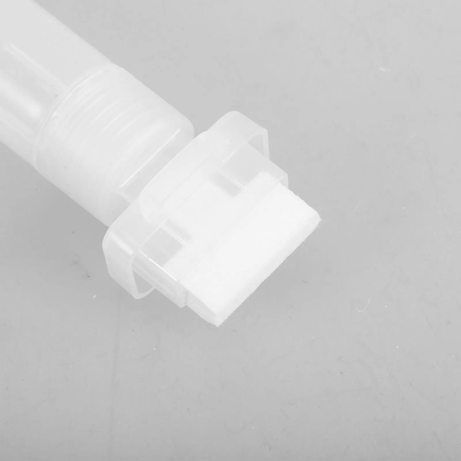 리필 가능한 아크릴 마커 10mm 플랫 팁 페인트 펜, 공예, 미술, DIY 프로젝트용 유리, 나무, 돌에 사용 가능한 흰색 리필 가능 공통통(빈 용기)