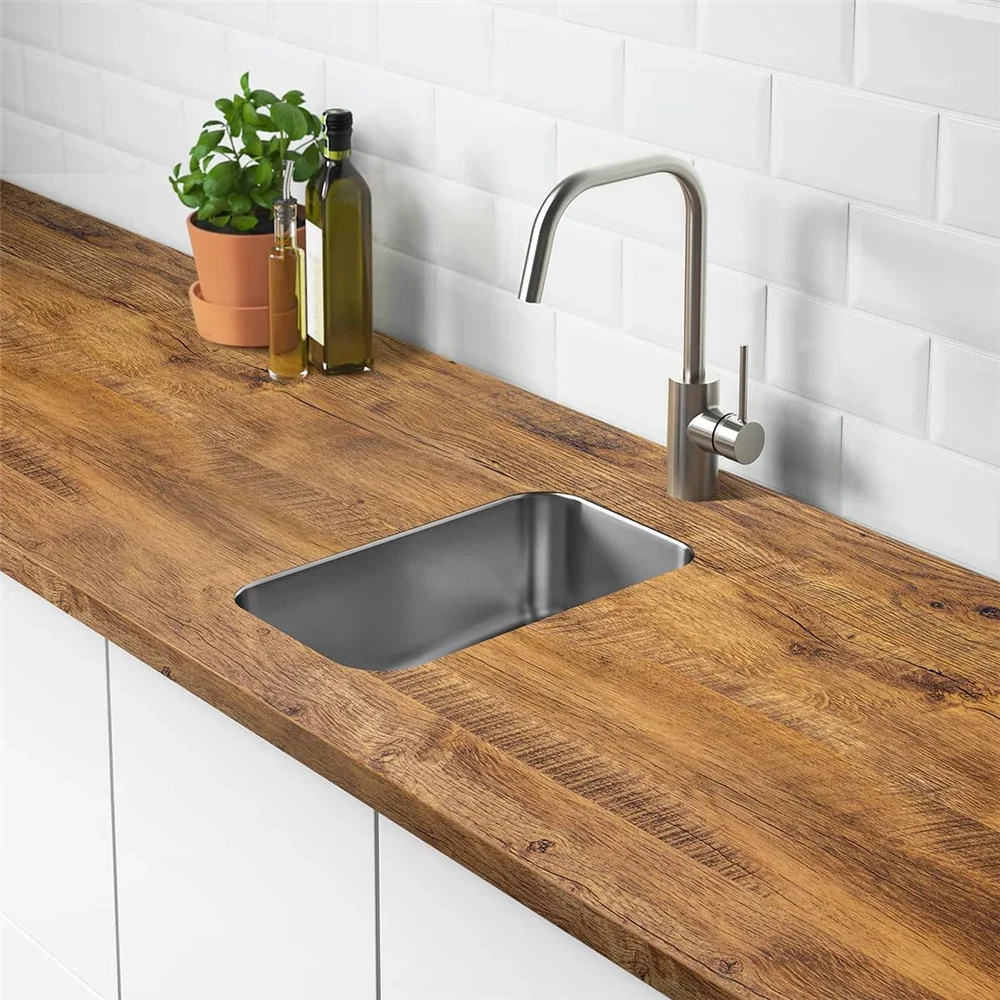 Ahşap Tahıl Kabuğu ve Sopa Duvar Kağıdı Kendinden Yapışkanlı Rustik Çıkarılabilir İletişim Kağıt Tahta Tezgah Dolapları için Vinil Film Rulo