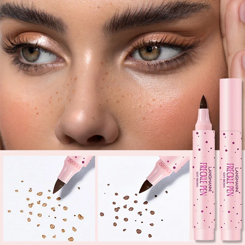 Freckles Pen Face Freckles Pen 1PC Natural Fake Freckles Pen Waterproof Face Brown Eyeliner Dot Spot Pen Makeup Waterproof Dot Spot Pretend Makeup Tool