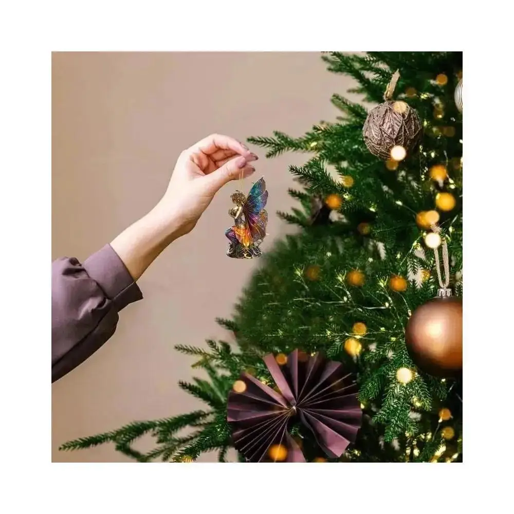 1 Pcs Pretty Fairies Ornament Creative Design Household Garden Decoration Suitable Living Room Hang Decorate Home Party Supplies