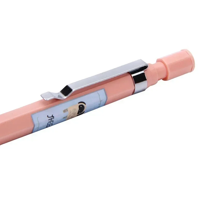 2pcs Automatic Pencil Lead Holder School Writing Supplies Stationery Mechanical Pencils Set Of Drafting Rules Korean Stationery