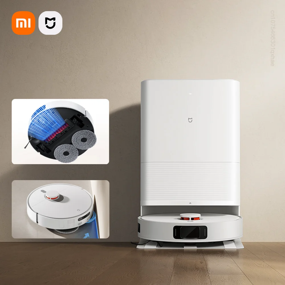 XIAOMI-MIJIA-Omni-Robot-Vacuum-Mop-M30-D102-Smart-Base-Automatic ...