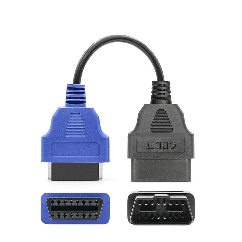 OBD2 Scanner Car Diagnostic Cable OBD2 ECU Repair Tool For FIAT ECU Scan Cable Adapter 6 Colors For FiatECUScan OBD2 Scanner Connector MultiECUScan ABS Airbag FIAT ECU Scan Tool