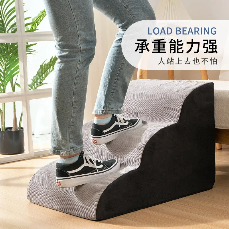 Dog Stairs Wave Pet Dog Climbing Ramp Household Small Multi Step Climbing Stairs Factory pet ramp stairs