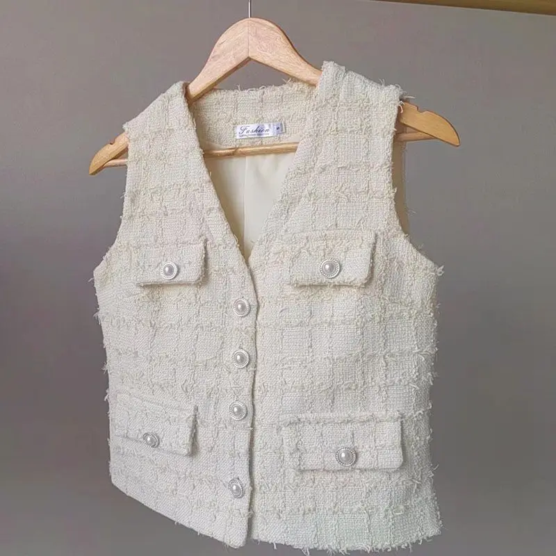 【新品未使用】SPRING TWEED VEST&BERET ピンク　サイズ1 新品未使用】SPRING TWEED VEST&BERET ピンク サイズ1 TIFFANY