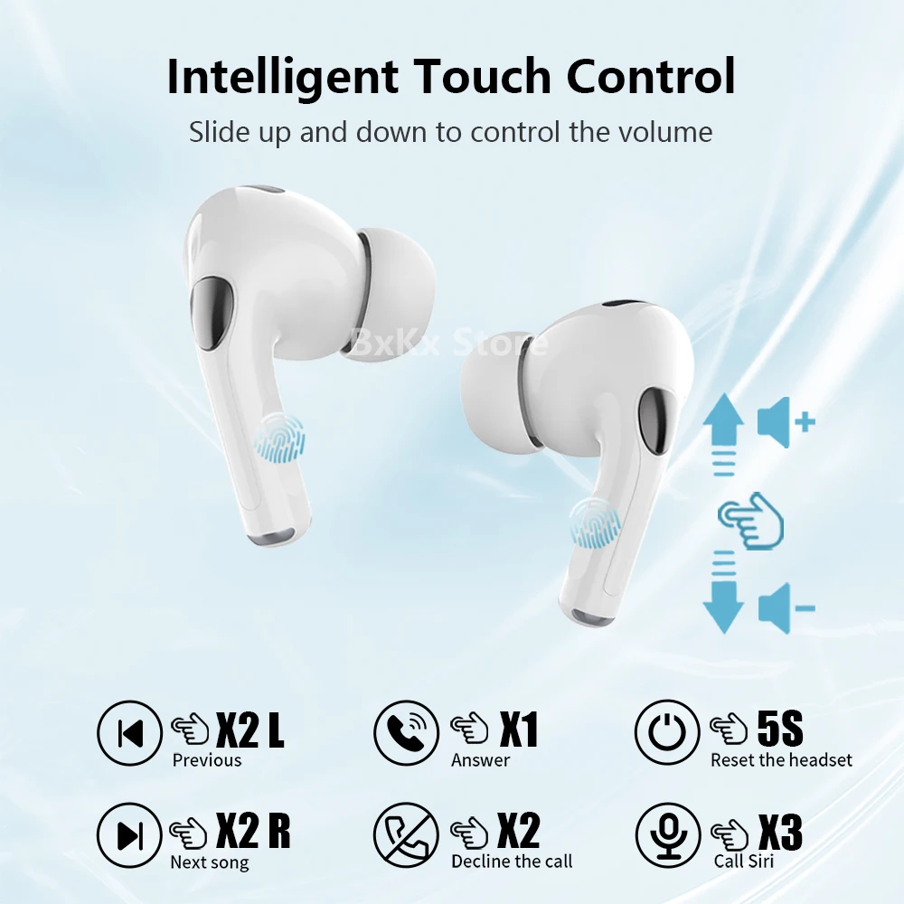 A8 Pro Pods Wireless Bluetooth Earphones ANC Noise Reduction Wireless Headphones Pod Like Air pods Ear Buds For IPhone Android 4