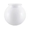 Twist Lock Neck  White Acrylic Shade Replacement Lamp Post Globe Cover for Outdoor Front Porch Light Landscape Light PMMA Shade 5