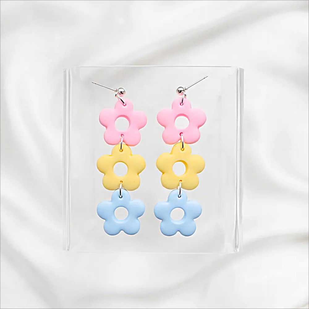 New Earrings Polymer Clay Moulding Flower/Love/Love Soft Pottery Clay Knife DIY Earrings Jewelry Pendant Making Tool silicone mold flower silicone mould clay tools