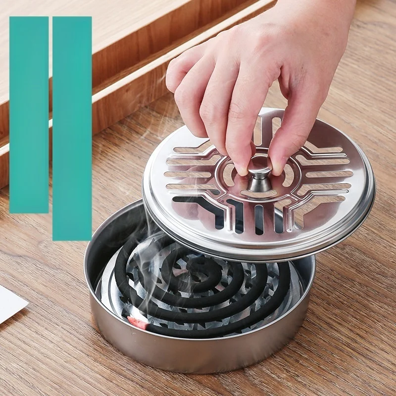 Stainless Steel Mosquito Coil Tray Tray Stainless Steel Skeleton Household Thermal Insulation