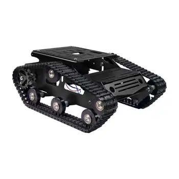 Kit telaio serbatoio auto robot intelligente piattaforma grande in lega di alluminio con motori 2WD per robot telecomandato Arduino/Raspberry Pi fai da te