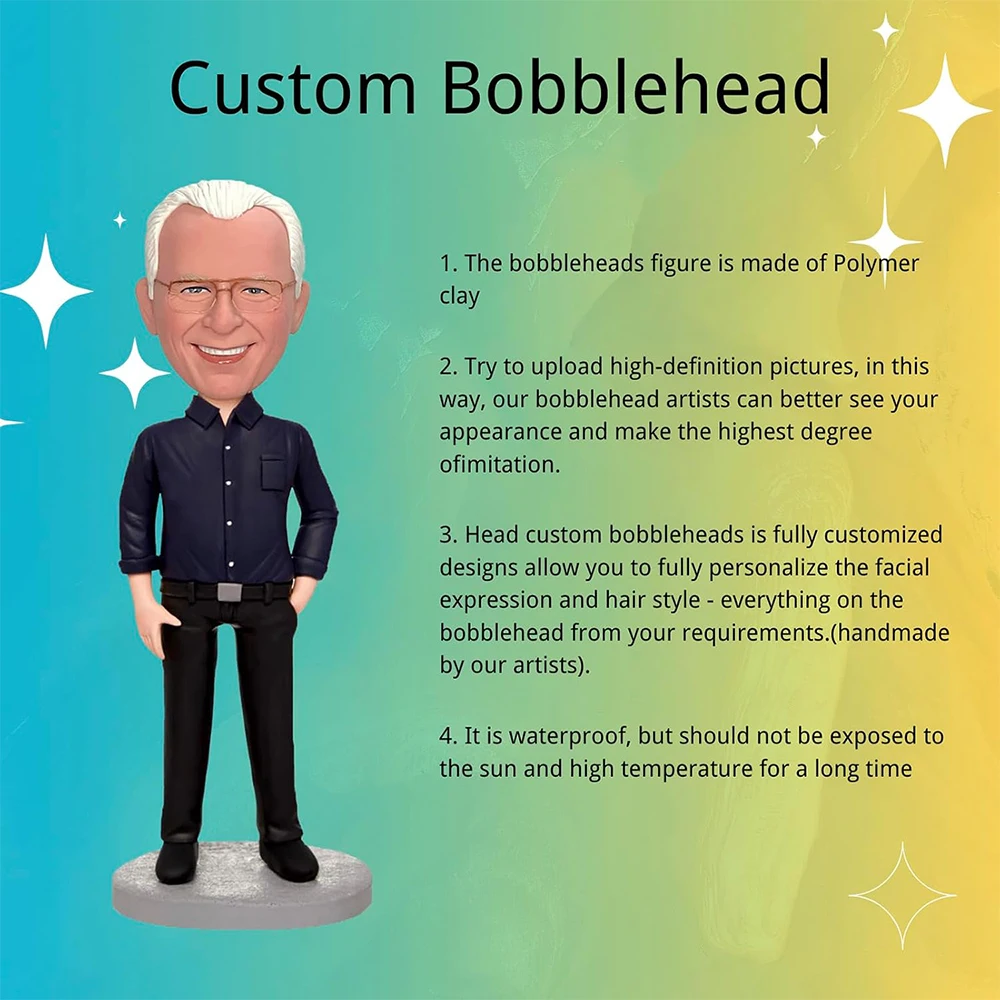 Shaking Breast Custom Bobblehead Figurine,Chest Waggle Bobble Head,Car Window Ornaments,Handmade Personalized Gift 2