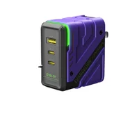EVA EVA 01 x GamerG1 65W GaN Ultra Charger Fast Charging USB Type-C Power Adapter 3 in 1 - Image 6