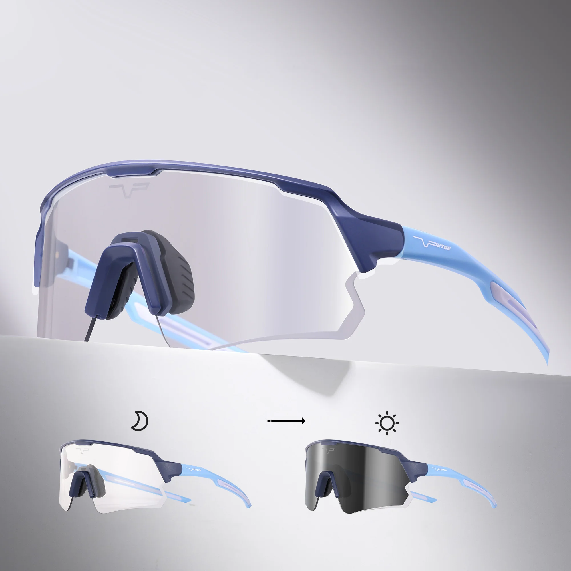 Photochromic Outdoor Sports Sunglasses