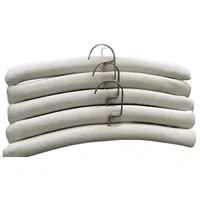Men Hangers Sponge Padded Hangers Foam Hanger Non Slip Satin Canvas Covers for Adults Clothes Men Suits Bridegroom Suits 42-45cm 1