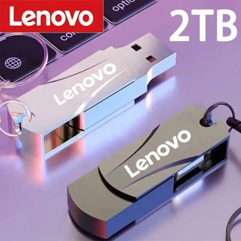Lenovo 2Tb Usb Fast 3.0 Pen Drive Chiavette Usb Mini Pen Drive 1Tb 512Gb Cle Usb Super Memory Stick U Disk Per Computer Tv