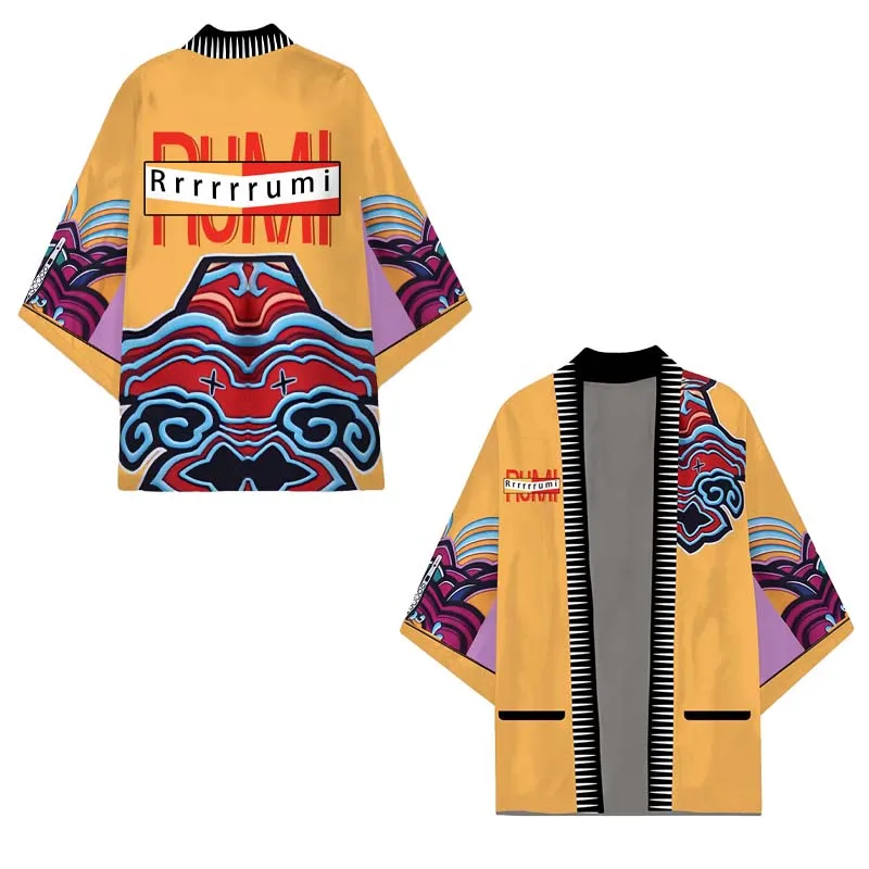 Women Cosplay Costumes for Adult Korean Style Uniform Women Halloween Carnival Party Kimono Cardigan Yellow Cape Christmas Suit