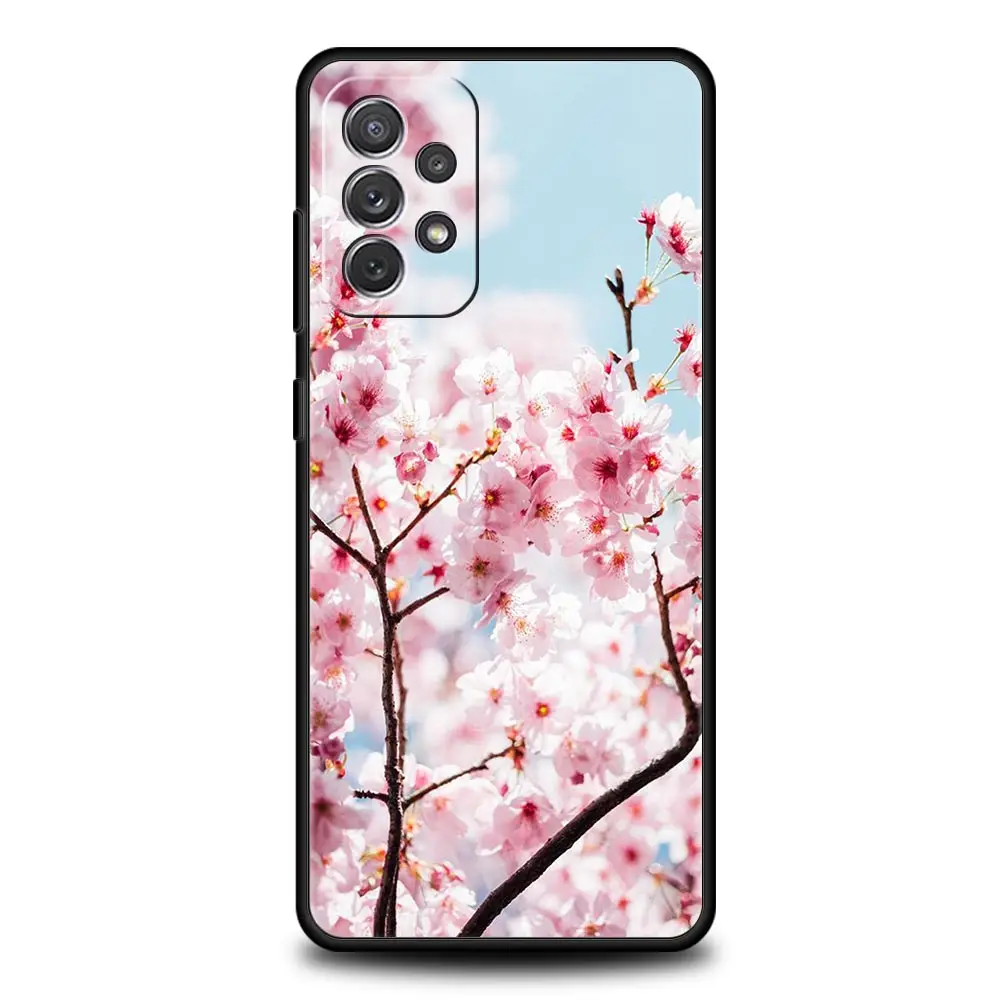 Cherry Blossom Tree Phone Case Cover - Elegant Protective Design