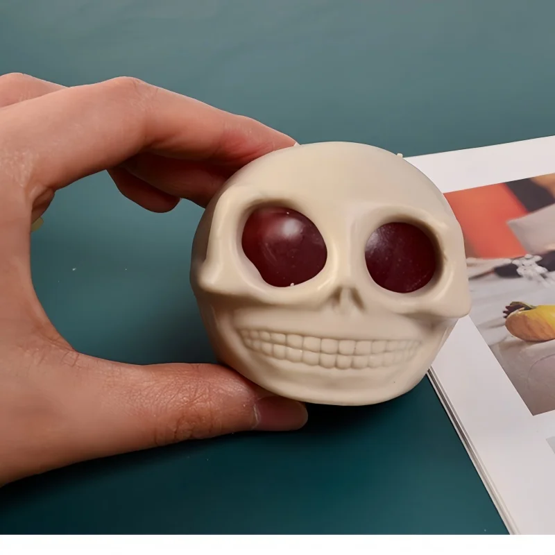 Palle Antistress Di Halloween 6 Pezzi: Giocattoli Sensoriali A Forma Di Zucca E Fantasma, Antistress Morbidi Per Bambini E Adulti, Decorazioni Divertenti