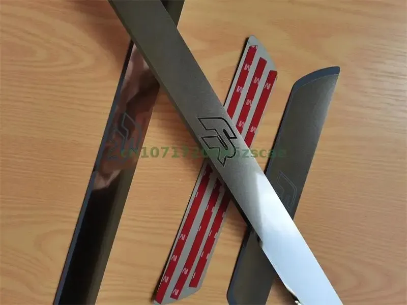 Car Stickers FR Stainless Steel Door Sill Cover for SEAT LEON ARONA ATECA