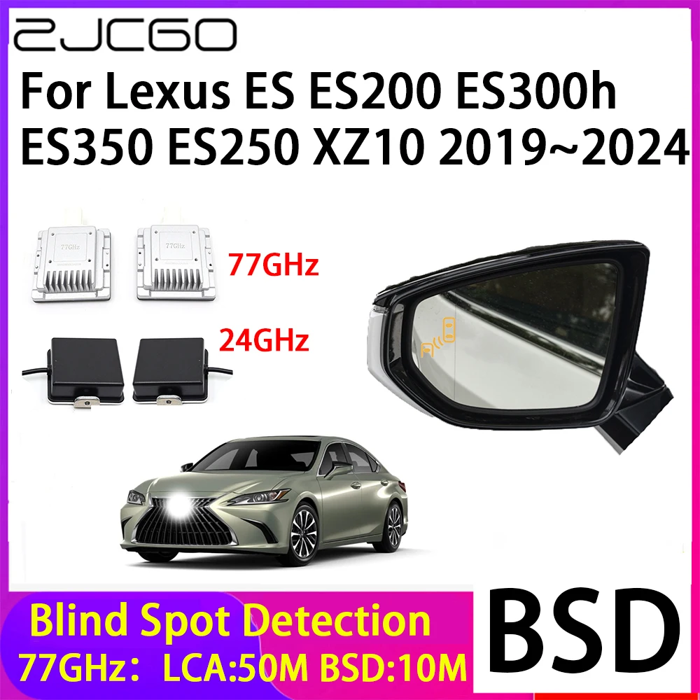 

ZJCGO Car Blind Spot Detection BSD Mirror Rear Radar Detection System for Lexus ES ES200 ES300h ES350 ES250 XZ10 2019~2024