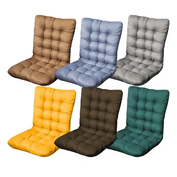 Coussin de chaise de bureau d'hiver avec Support dorsal, épais, bonne élasticité et douceur, garde au chaud, coussin de siège de chaise de bureau à bascule 1