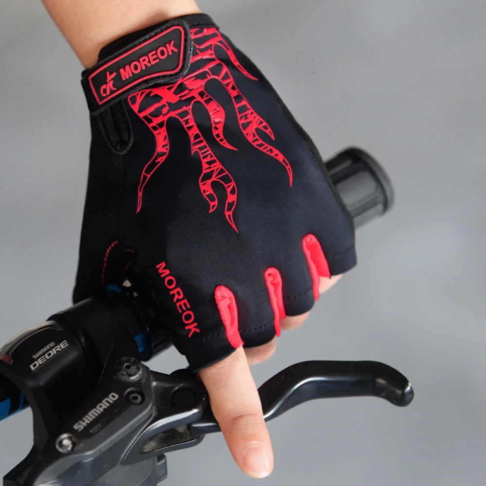 Cycling Gloves 1Pair Half Finger Road Bike MTB Bicycle For Cycling Workout Motorcycle Gym Training Outdoor