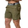 New Men Fitness Bodybuilding Shorts Man Summer Gyms Workout Male