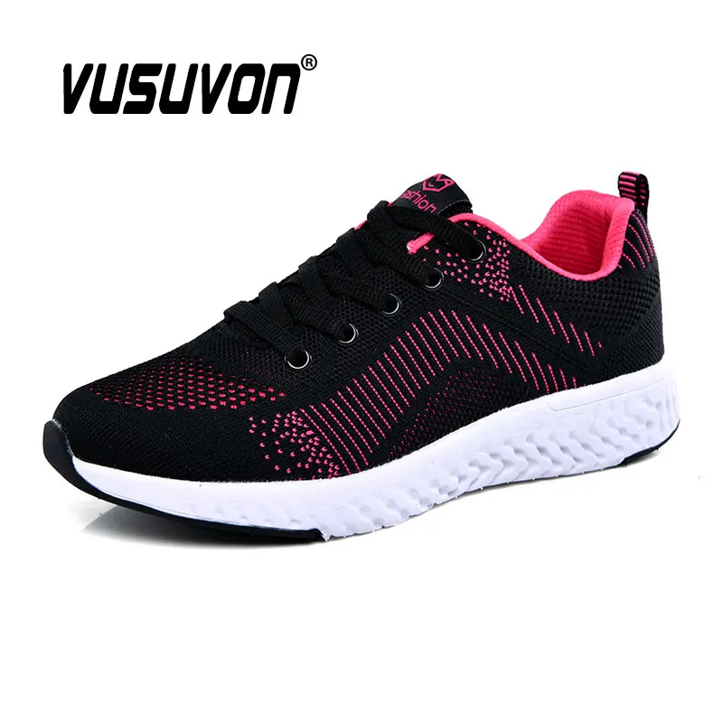 

Туфли женские сетчатые на шнуровке, дышащие удобные лоферы, мягкая подошва, плоская подошва, Нескользящие, повседневные, черные, лето-осень