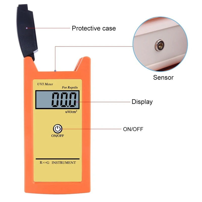 1Pcs UVI Meter ± 10% REF. NIST High Precision Sun Index Tester UVI Ultraviolet Intensity Photometric Measurement Tool