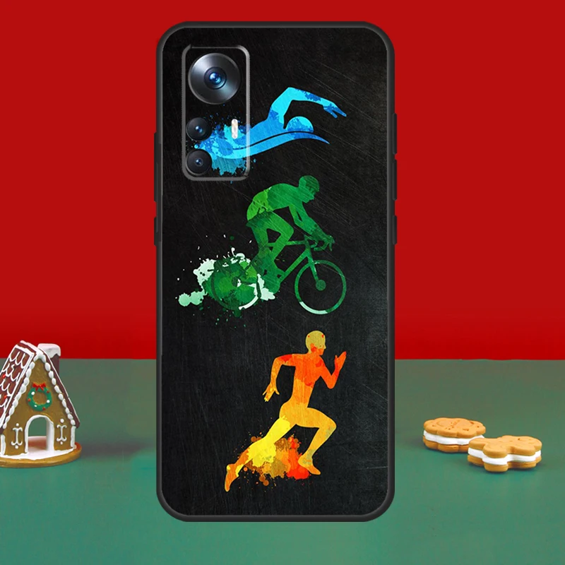 Durable Swim Bike Run Triathlon Phone Case - Shockproof and Stylish Cover