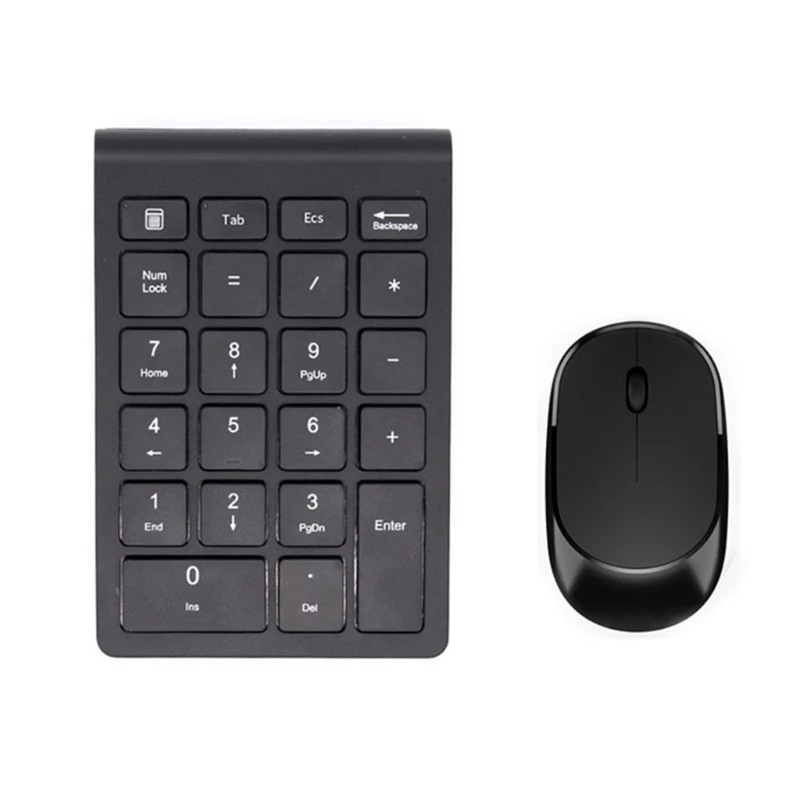 

22-Key Numeric Keypad and Mouse Set Wireless Keyboard with USB Adapter 2.4GHz