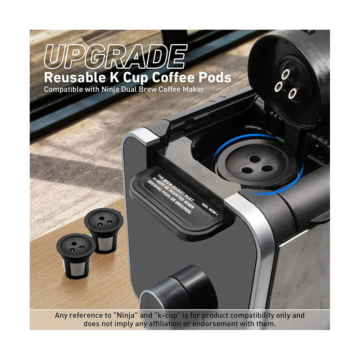 Ninja Dual Brew Compatible Reusable Coffee Pods 