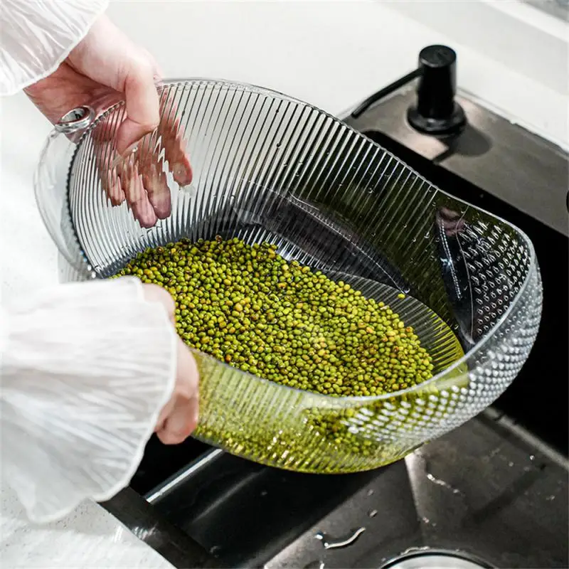 

Kitchen Vegetable Strainer Exquisite And Beautiful Transparent Does Not Occupy An Area Durable Save Time Cooking Tools Mellow