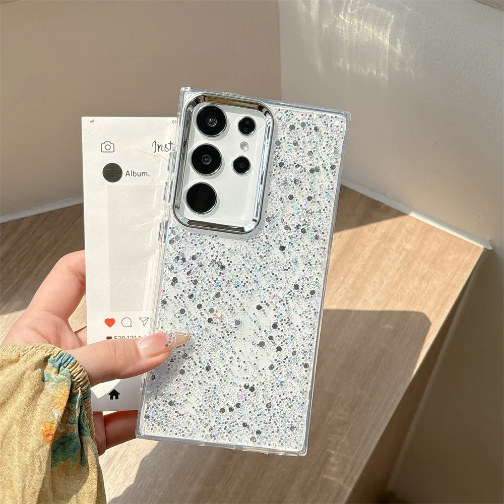 Bling Glitter Shockproof Shiny Clear Phone Case