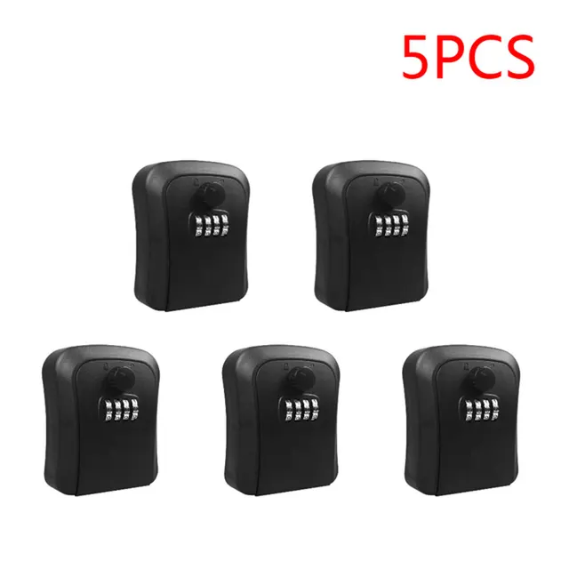 1-10PCS Outdoor Key Safe Waterproof Security Code Lock Wall Mounted Key Storage Secret Box Anti Theft 4 Digit Key Safe Box 2