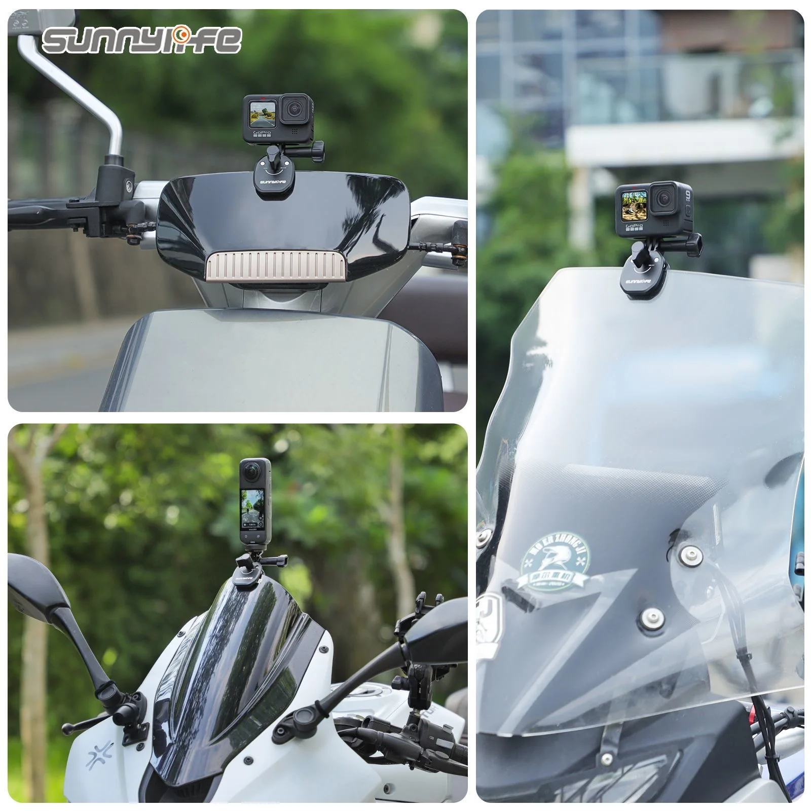 Supporto Per Fotocamera Da Moto DUTRIEUX – Morsetto In Alluminio Per GoPro, Insta360 E DJI Osmo Action