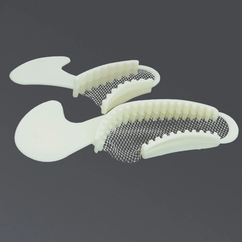 Dental Impression Materials, Trays & Dispensers 50 Pcs Disposable Full Arch Bite Registration Trays - Triple Tray For Dental Impressions Unbranded Dental Impression Bite Registration Trays