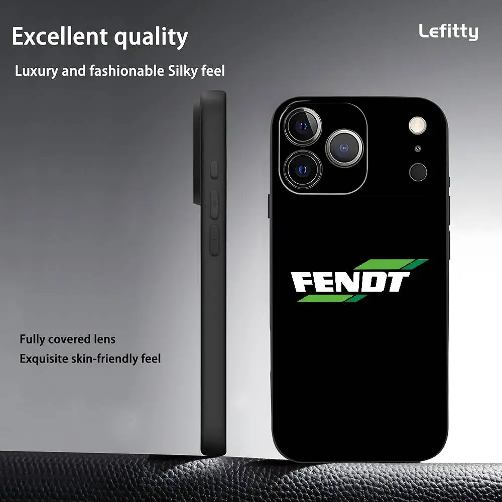 Luxury Designer-Inspired Black Frosted Soft Shell Phone Case