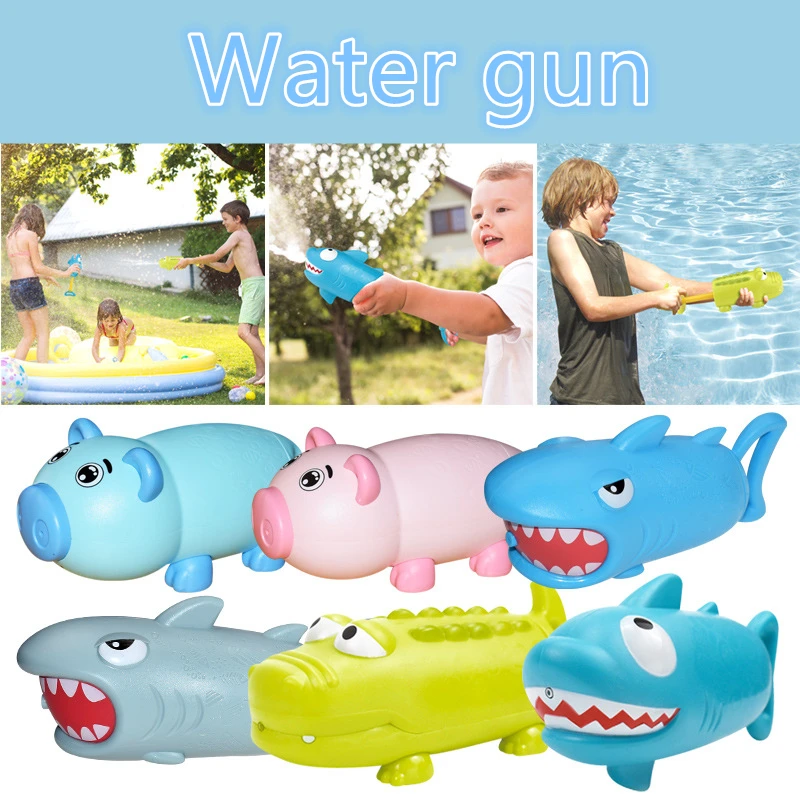 Water Guns Toys Classic Outdoor Beach Water Pistol Blaster Gun Portable Squirt Gun Kids Beach Toys Swimming Pool