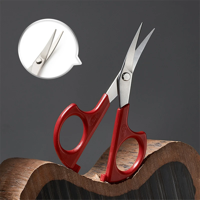 Angled Curved Scissors Embroidery Cutting Head Up Scissor Fabrics for ...