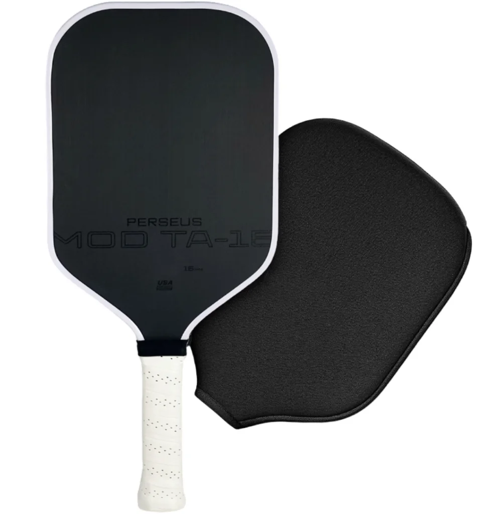 BEN JOHNS PERSEUS MOD TA-15 T700 Carbon Fiber Pickleball Paddle Friction Surface 16mm Polymer Core Enhanced Power&Spin&Control pickleball paddle