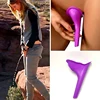 Reusable Silicone Funnel Set 1PC Pink/Purple Silicone Stand Up Pee Funnel with Random Color Storage Box Travel Camping Hotel ZYF 5
