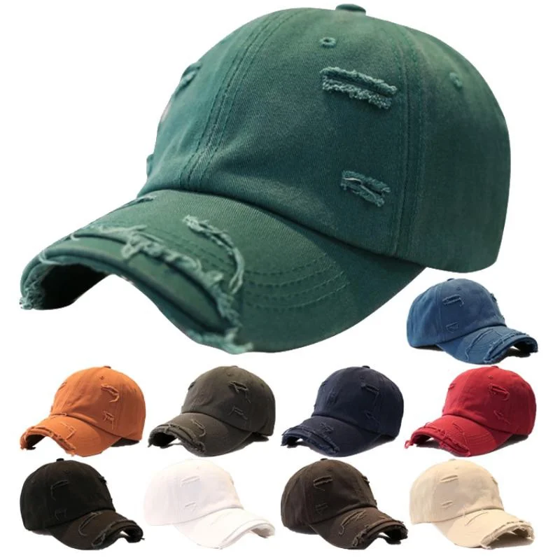 

Baseball Cap Retro Washed Hat Adjustable Distressed Denim Hat Classic Trucker Hats for Men Women