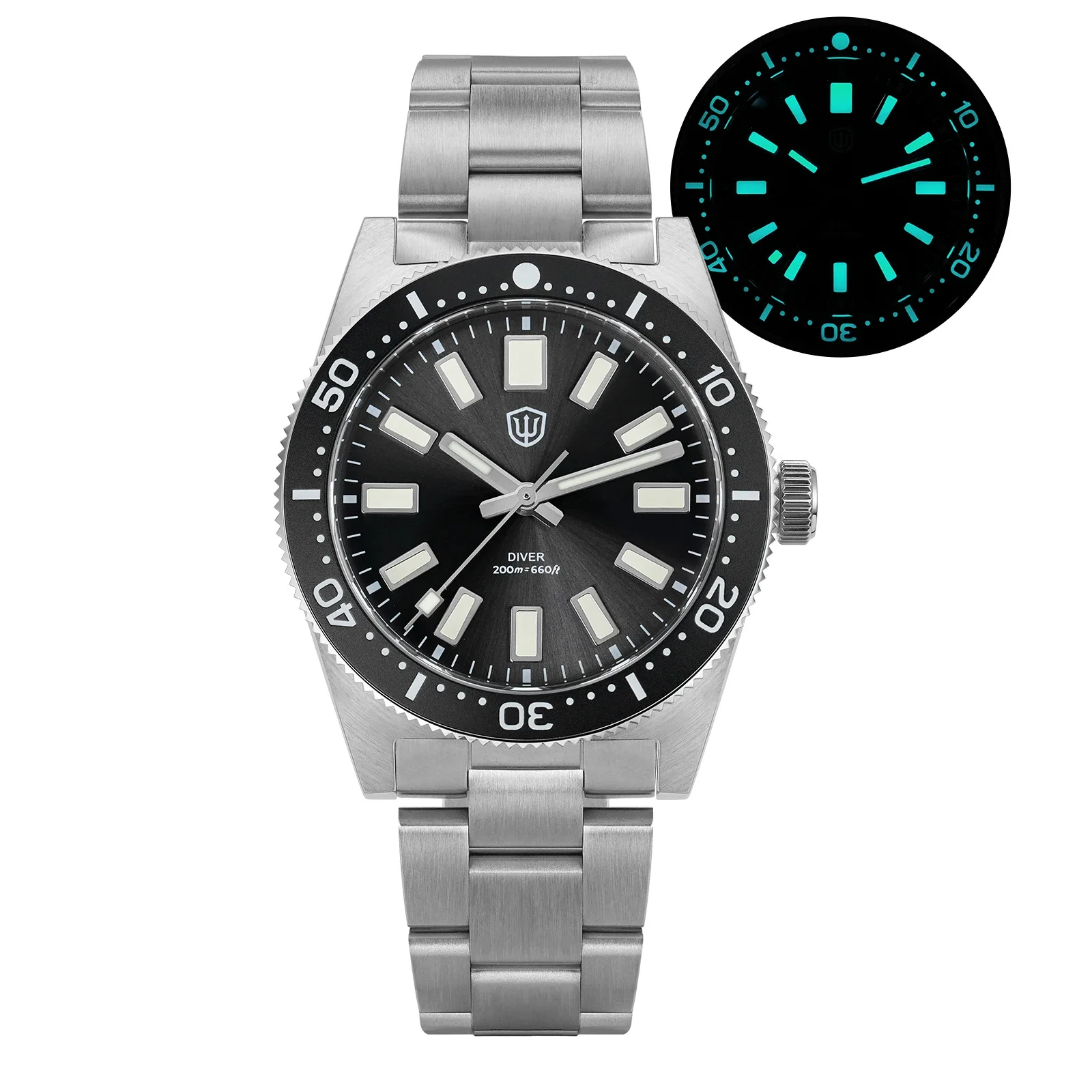 Watchdives WD1965 V2 38mm Diver VH31 Watch | Jewelry Addicts