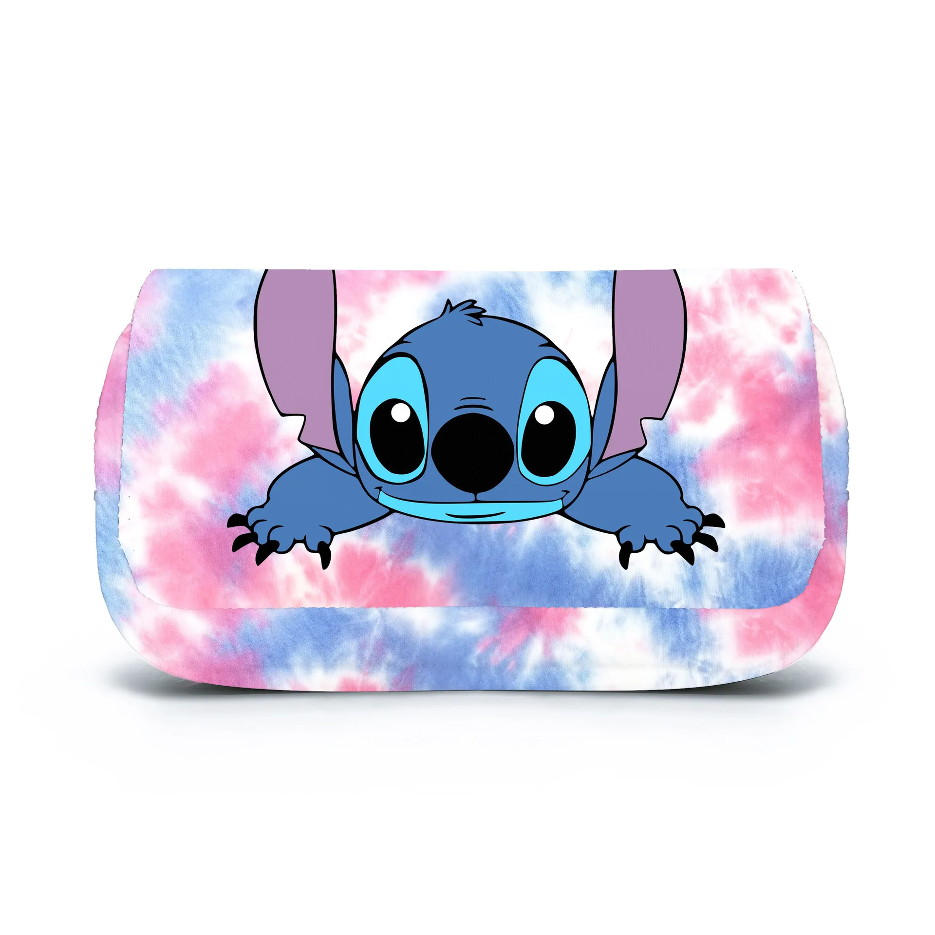 thumbnail image 1 of Estuche para lápices con cremallera de doble capa y gran capacidad con dibujos animados de Anime Stitch, nuevo, estuche para lápices Kawaii, estuche para lápices escolar, regalo de cumpleaños para est, 1 of 4